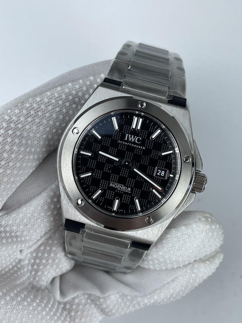 (준비완료/특급배송/)NO.2381/V7공장 IWC 인제니어 블랙다이얼 브레이슬릿