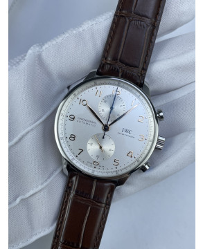 (준비완료/특급배송)NO.3019/ZF공장 V3 IWC IW3716 포루트기저 화이트다이얼 골드핸즈 가죽