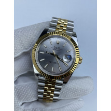 (준비완료/특급배송)NO.3082/롤렉스 데이저스트 126333 41미리 옐로우 골드 콤비 실버 QP공장